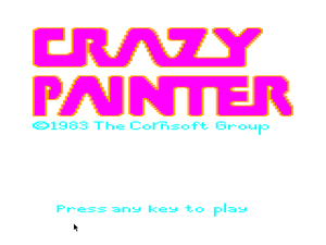 Crazy Painter title screen
