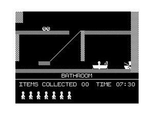 Bathroom: This is where the adventure begins
