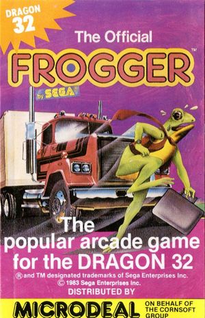 Frogger cassette cover